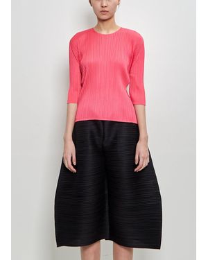 Pleats Please Issey Miyake March Pleated Shirt - Pink