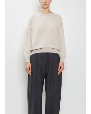 Begg x Co Iris Cashmere Sweater - Blue