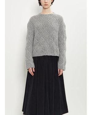 Wommelsdorff Vita Cashmere Silk Sweater - Gray