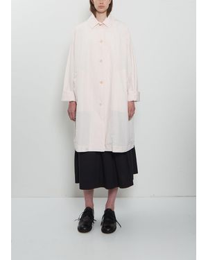 Casey Casey Peche Cotton Coat - White