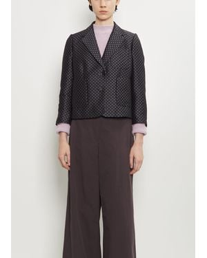 Dries Van Noten Bamis Wool Cotton Jacket - Black