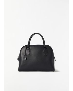 The Row India 12.00 - Saddle Leather - Black