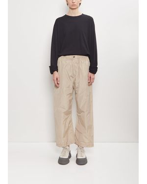 パンツ SOFIE DHOORE LOW CROTCH PANTS WITH ZIP AND DRAWSTRING Sofie D Hoore Low Crotch Pants With Zipper And Drawstring