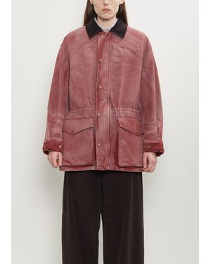 6397 Cotton Denim Teton Jacket - Red