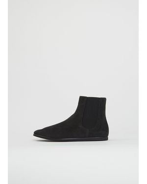 Common Projects Suede Chelsea Boot - Black