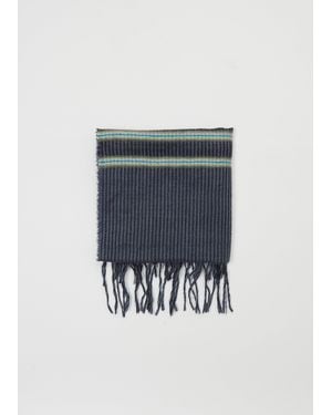 Begg x Co Staffa Ainsley Cashmere Silk Scarf - Blue