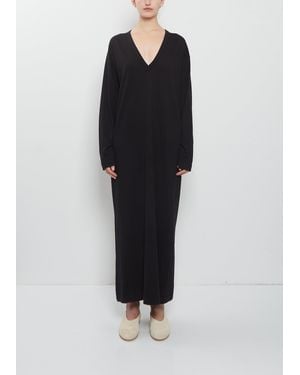 Extreme Cashmere N°480 Invite Cashmere Cotton Dress - Black
