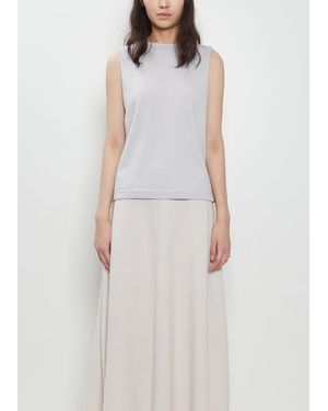 Extreme Cashmere N°421 Player Cotton Cashmere Top - White