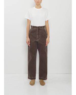 Camiel Fortgens Straight Cotton Jeans - White