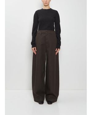Lemaire Large Cotton Chino - Black