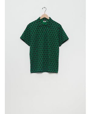 Comme des Garçons Cotton Polo Knit Shirt - Green