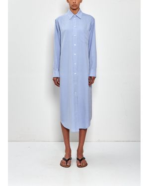 The Row Ernesta Silk Dress - Blue