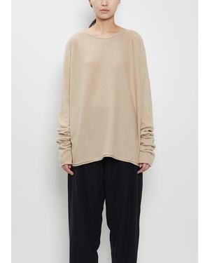 Casey Casey Seamless Cashmere Jumper - Natural
