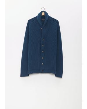 Begg x Co Men Yacht Cardigan - Blue