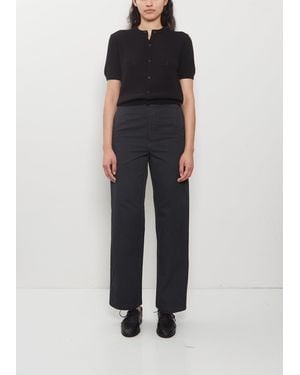 AURALEE Finx Light Chino Trousers - Black