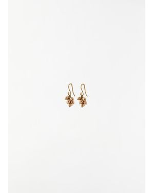 MIRIAM STELLA Sea Kale Seed Earrings - White
