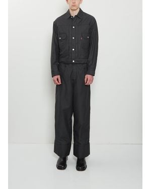 Junya Watanabe X Levi's Pinstripe Pant - Black