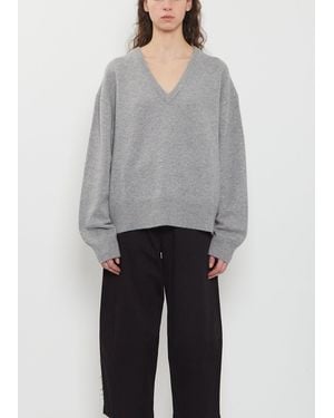 Extreme Cashmere N°457 Jack Stretch Cashmere Sweater - Gray