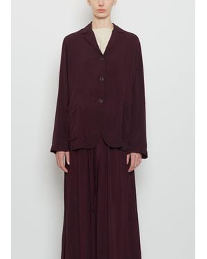 Casey Casey Val Fluid Jacket - Purple