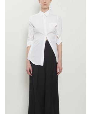 Junya Watanabe Asymmetrical Cotton Shirt - White