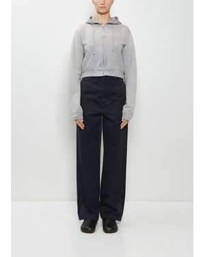 AURALEE Dyed Cotton Chino Trousers - White