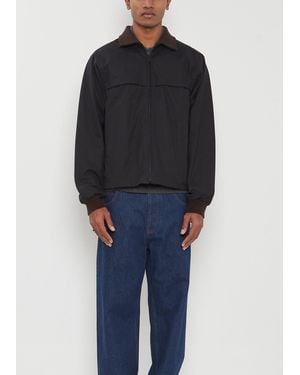 The Row Men Mantis Cotton Jacket - Blue