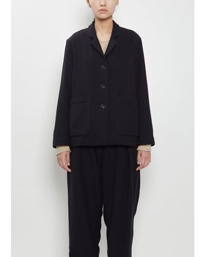 Casey Casey Workwear Puddy Cashmere Wool Jacket - Blue