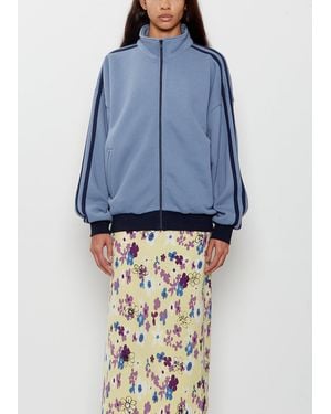 6397 Fleece Track Zip-up - Blue