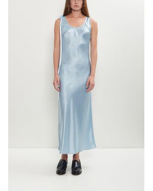 Simone Rocha Silk Bow Detail Camisole Dress - Blue