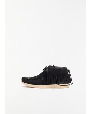 Visvim Suede Lace-up Boots - Black