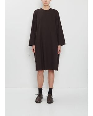 Scha Long Sleeve Cotton Dress - Black