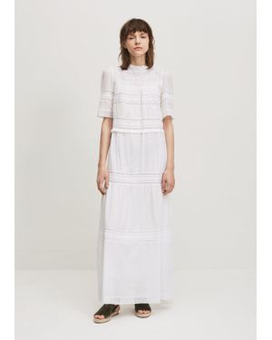 Isabel Marant Vealy Lace Cotton Dress - White