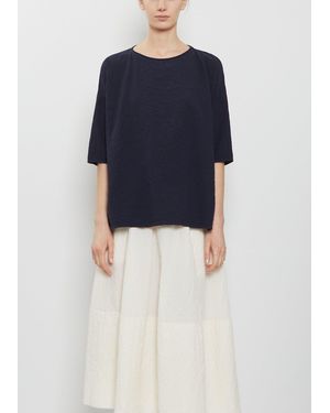 Labo.art Franca Cotton Rock Top - Blue