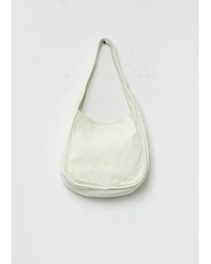 Guidi Hobo Leather Bag - White