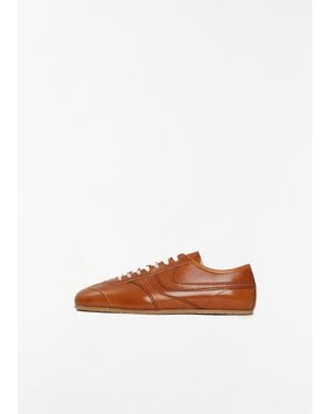 Dries Van Noten Leather Trainer - White