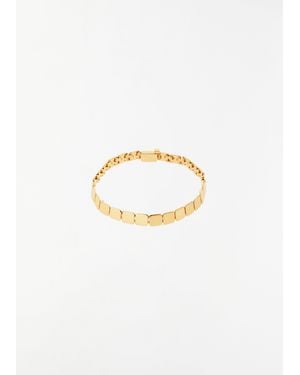 Ileana Makri Medium Tile Bracelet, 17cm - White