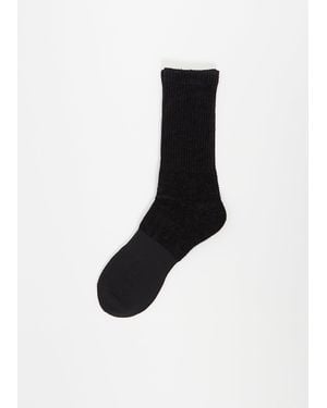 Yohji Yamamoto Bi Colour Socks - Black