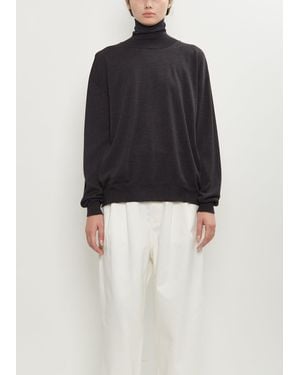 Sofie D'Hoore Maffei Wool Turtleneck Pullover - Black