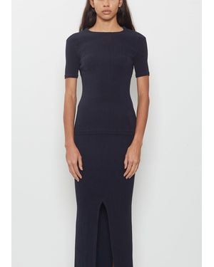 Issey Miyake Rill Pleats Top - Blue