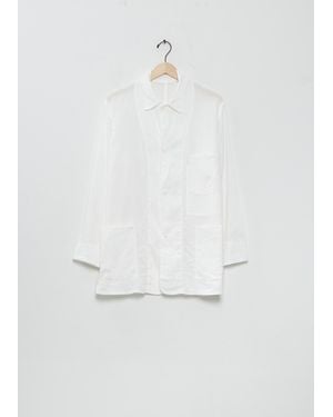 Comoli Men Cotton Oxford 1938 Jacket - White