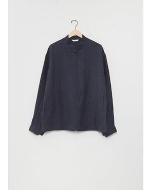 Arts & Science Stand Collar Simple Blouson 2 - Blue