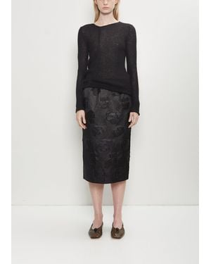 Cecilie Bahnsen Allegra Silk Skirt - Black