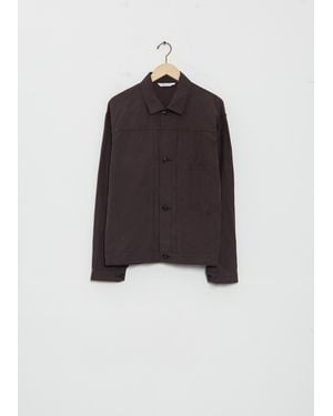 Arts & Science Old Trucker Cotton Linen Jacket - Black