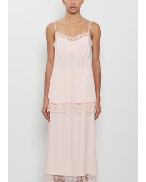 Simone Rocha Lace Trim Negligee Cami - Pink