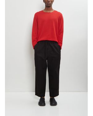 Comme des Garçons Cotton Linen Pull On Trousers - Red