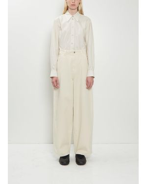 Lemaire Cotton Denim Large Pants - Multicolor