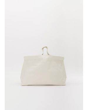 Bea Mombaers Matte Shopper Bag, Midi - White