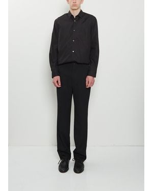 Comme des Garçons Wool Tapered Trousers - Black