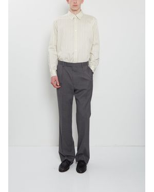 AURALEE Summer Twist Cashmere Pora Slacks - Gray
