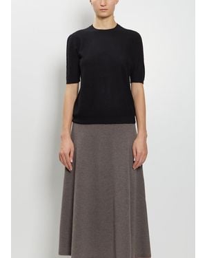 The Row Marika Cashmere Top - Black